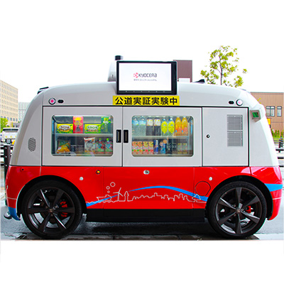 移動販売ロボットの外観