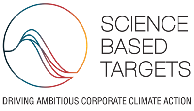認定ロゴ SCIENCE BASED TARGETS DRIVING AMBITIOUS CORPORATE CLIMATE ACTION
