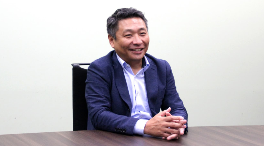 インタビュー中の様子